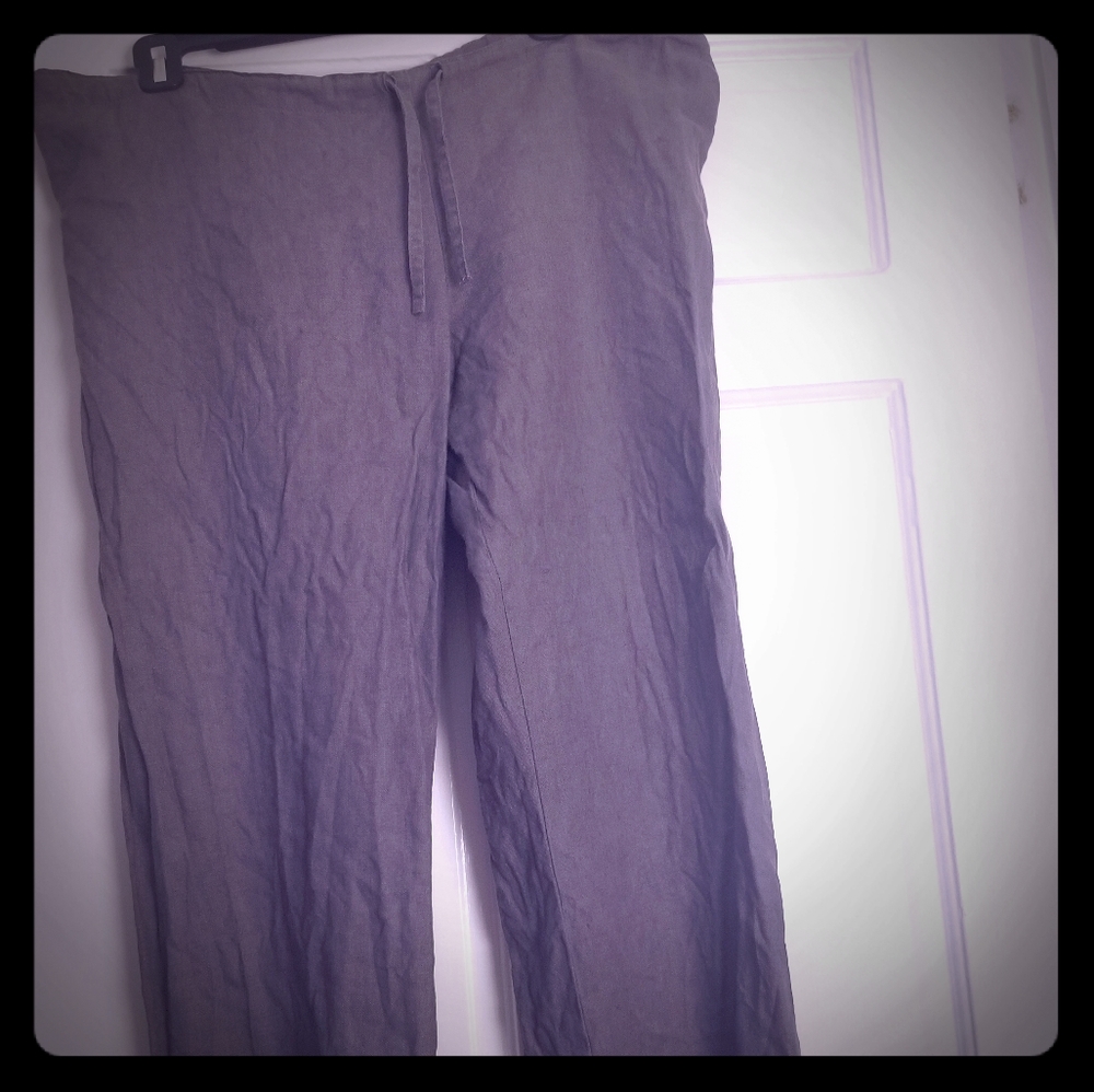 Fog Linen Drawstring Pants
